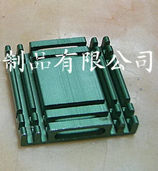 100ks Tepelný radiátor oxid zelená hliníkový chladič 28*5.8*28MM CPU chladiča/Smerovanie čip elektronické radiátorov