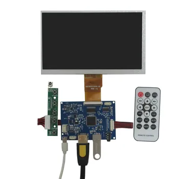 7 Palcový 1024*600 LCD Displej Ovládač Control Board Portable Viacúčelový U Diskov s HDMI Audio DIY Pre Raspberry Pi PC Monitor