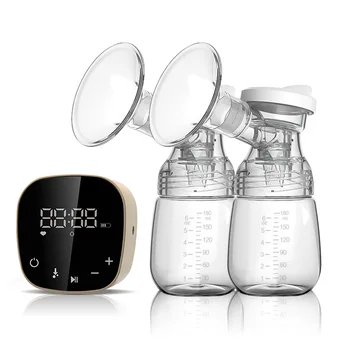 Elektrické Dvojité Prsia Čerpadlo Elektrické materského Mlieka Extractor USB Silný Prsia Masér BPA Free Dieťa Dojčenie Príslušenstvo