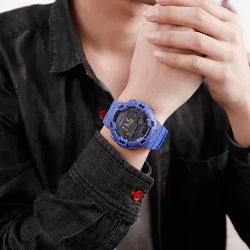 Muži Športové Hodinky LED Digitálne Vonkajšie Nepremokavé Alarm Vojenské náramkové hodinky Elektronické Hodiny Relogio Masculino Hodinky pre Mužov
