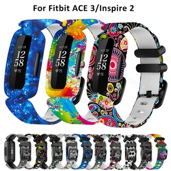 Zápästie fitbit ACE3 Sledovať Pásmo pre Fitbit Inšpirovať 2 Náramok Hodiniek kapela nahradenie siliceone smartwatch accessorie